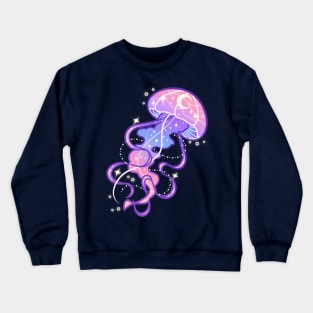 Sunset Jellyfish Crewneck Sweatshirt